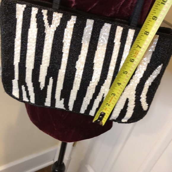 BARSE Fully Beaded Satin Day To Evening Clutch Shoulder Bag COLLECTOR’S PIECE - Picture 5 of 16